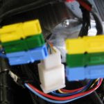 Anderson connectors on motor