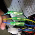 Original bullet connectors for motor