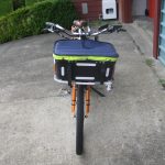 Rack with delivery box front view