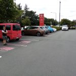 Charging at Lincol New World, with a few friends
