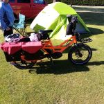 Camping at Goldpark campsite, Lawrence