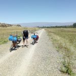 Dave applying sun screen