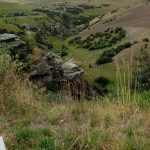 View down to Clutha from SH8