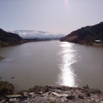Lake Dunstan looking towards Cornish Point and Cromwell