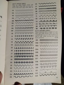 What I worked from to design the stitches