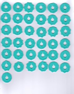 A scan of 37 Elna Disc patters cloned into Singer Fashion Disc format